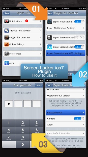 Espier Screen Locker iOS7