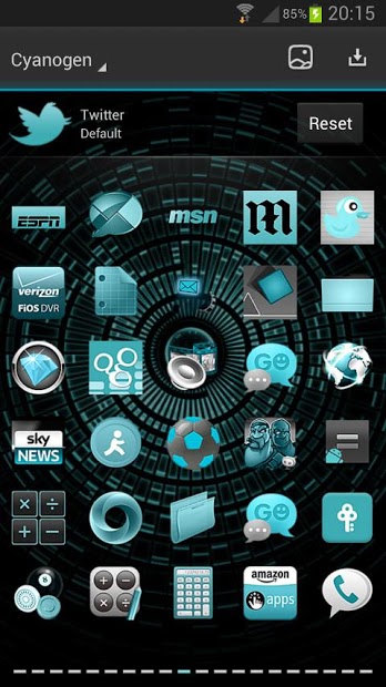 Next Launcher Cyanogen Theme