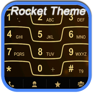 RocketDial Razr Gold Theme 2.0