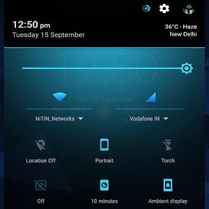 Neon Blue Theme CM12.1/12 