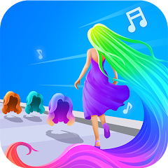 Baixe o Dancing Hair - Music Race 3D MOD APK v1.0.66 para Android