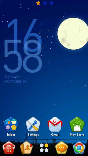 Night Sky GO LauncherEX Theme