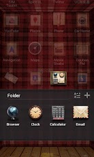 ZEngland Plaid GO Launcher EX Theme