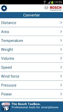 Bosch Unit Converter