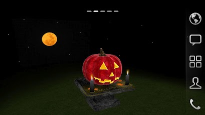3D Halloween Pumpkin Wallpaper