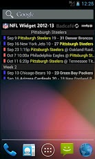 NFL Widget