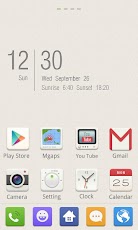 Smile GO Launcher EX Theme