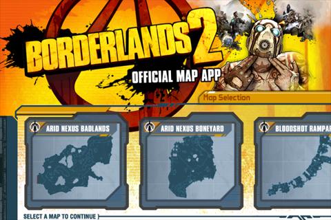 Borderlands 2 Official Map App