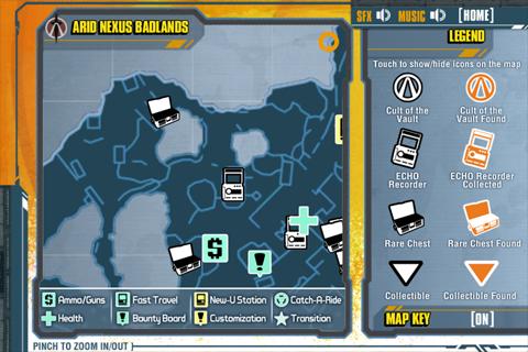 Borderlands 2 Official Map App