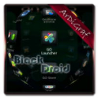 Black Droid - Go Launcher EX None