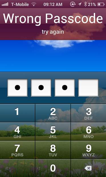 iPhone Screen Locker