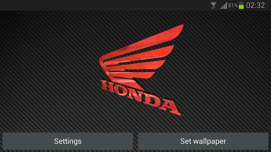 3D HONDA Logo HD LWP