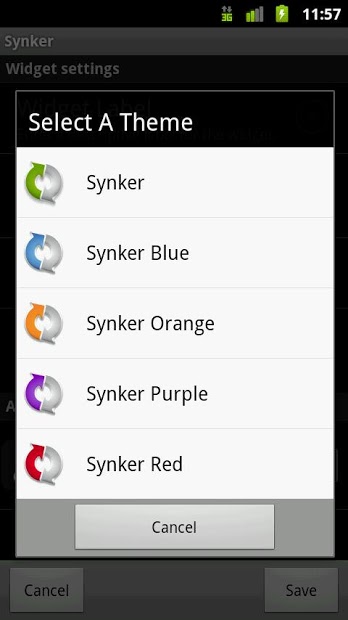 Synker - The Sync Widget