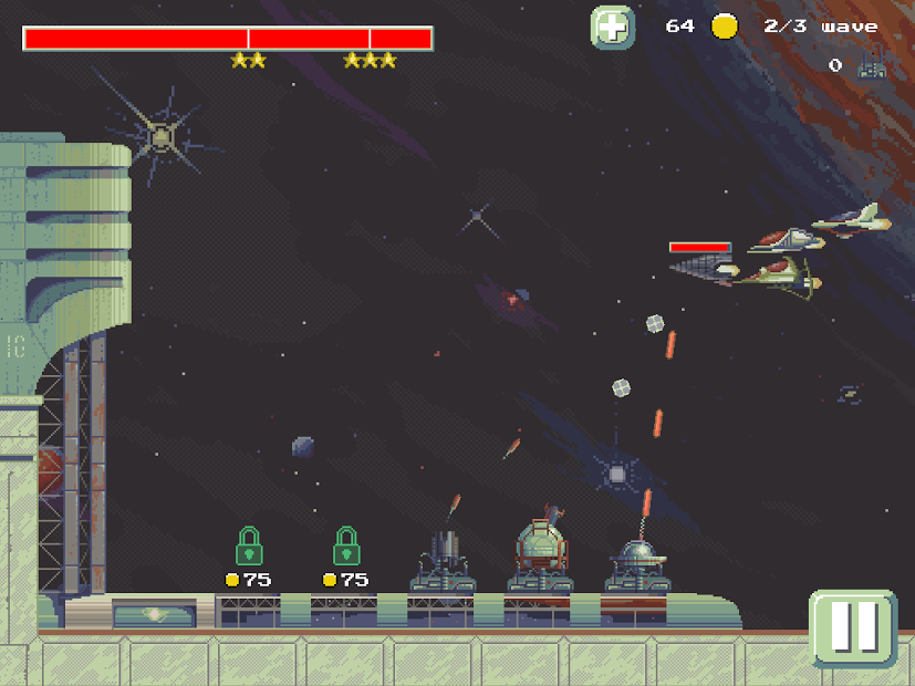 8-bit Space Tower Defence TD