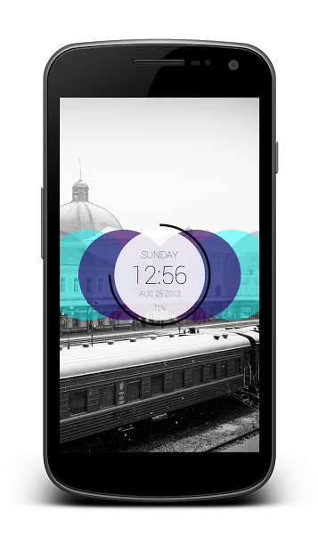 Circles Clock - UCCW Skin