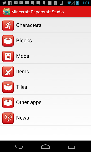 Minecraft: Papercraft Studio, Apps