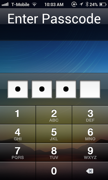 iPhone Screen Locker