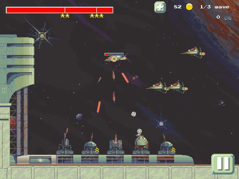 8-bit Space Tower Defence TD