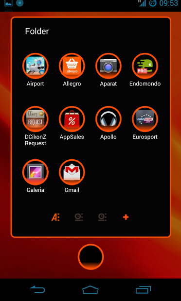 HoloOrange Next Launcher Theme