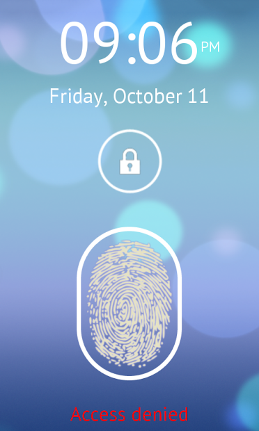 Fingerprint Scanner LockScreen