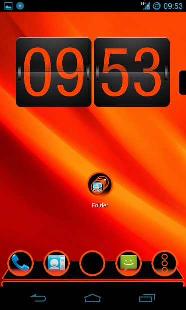 HoloOrange Next Launcher Theme