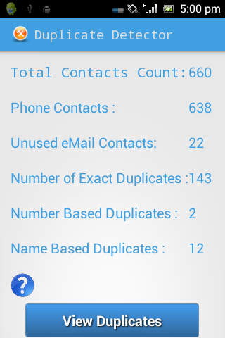 Duplicate Contacts & Utilities