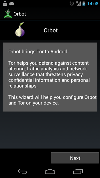 Orbot: Proxy with Tor