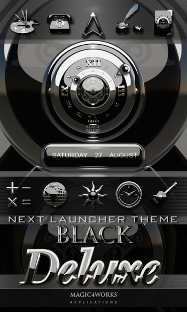 luxury NEXT theme 3D black