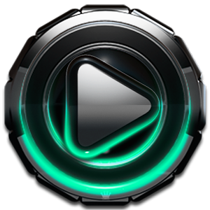 Poweramp skin Mint Glow 1.42