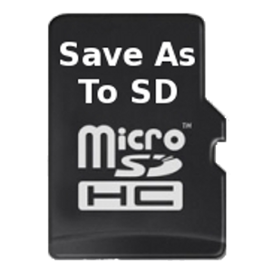 SaveAs to SDCard 