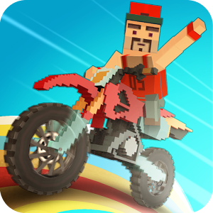 Moto Rider 3D: Blocky City 17 (Mod Money) 