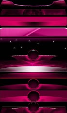 GO Launcher Pink Neon theme PR