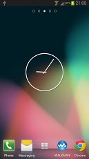 Nexus 4 Clock Widget