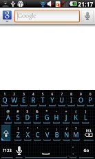 Squared Cyan HD Keyboard Skin