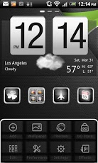 Go Launcher Leather theme