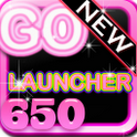 GO Launcher Pink Neon theme PR 1.0