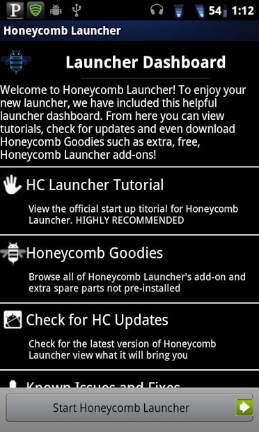 Honeycomb Launcher +