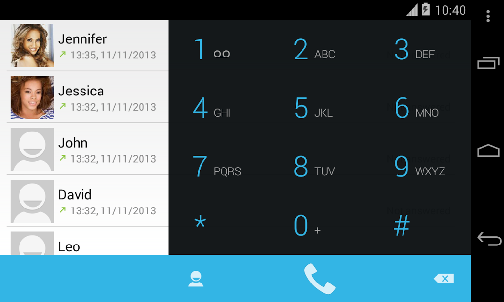 ExDialer Android 4.4 KitKat