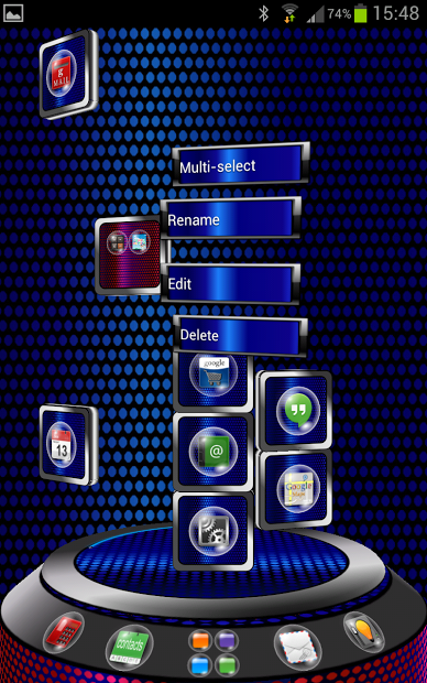 3D Sphere Next Launcher Theme