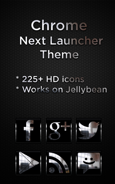 Next Launcher Chrome Theme
