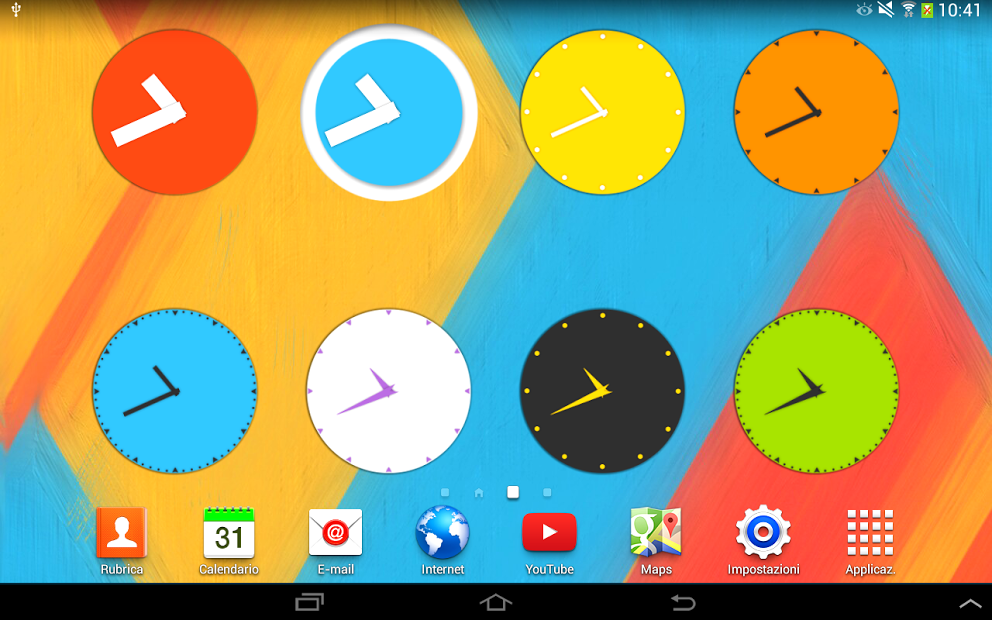 Wow KitKat Clock Widgets