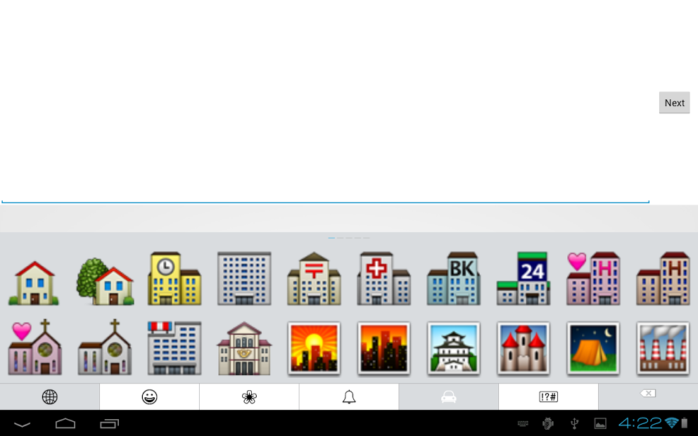 iOS 7 Keyboard - iPhone Emoji