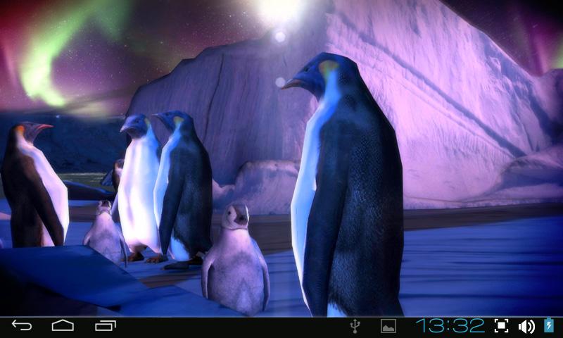 Penguins 3D Pro Live Wallpaper