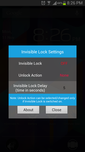 Invisible Lock