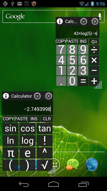 AirCalc On-Screen calculator