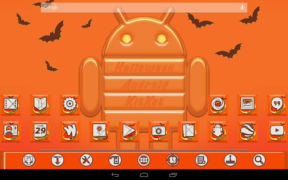 Halloween Android KitKat Theme