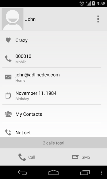 ExDialer Android 4.4 KitKat