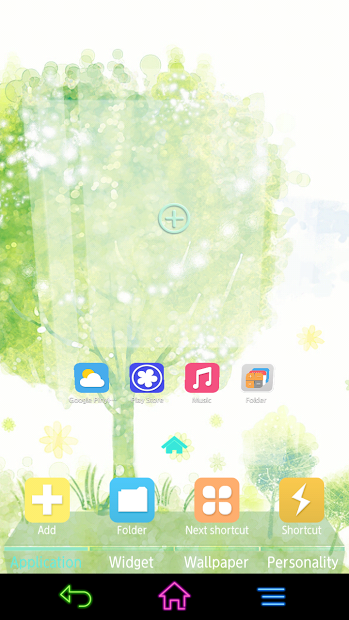 Trees Next Launcher 3D Theme