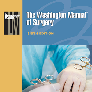 Washington Manual of Surgery 6 2.3.1