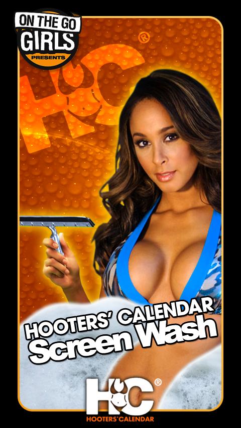 Hooters Calendar Screen Wash